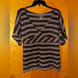 Old Navy Babydoll Striped T-shirt